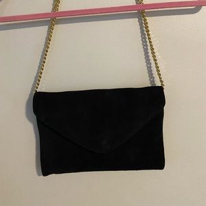 Jcrew suede shoulder bag